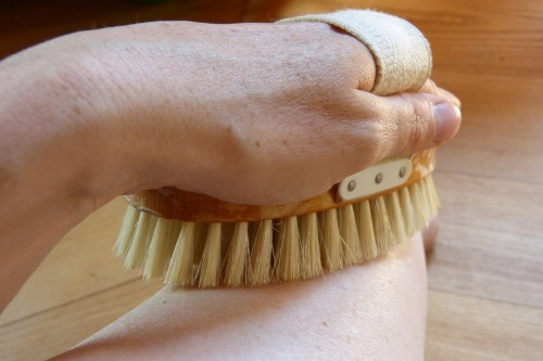 brosse peau