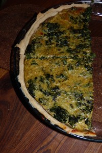 Half tarte orties