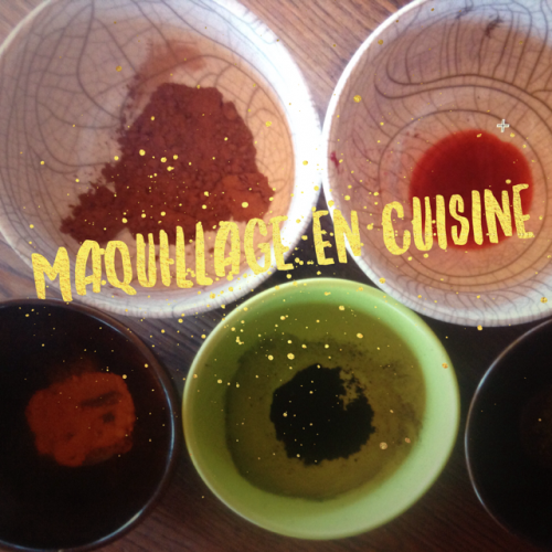 Maquillage en cuisine